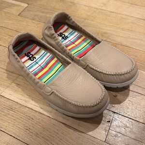 SAS shoes Women's SUNNY Leather Slip-On Loafers Latte Brown US size 7